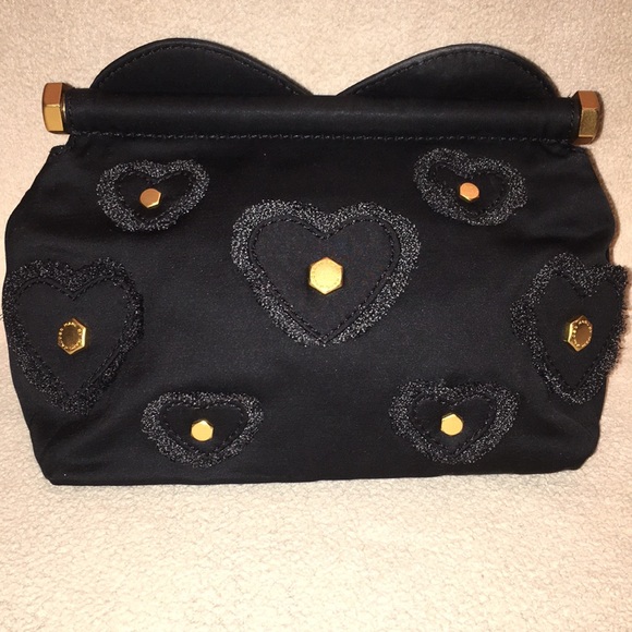 Marc by Marc Jacob Black Heart Clutch - Picture 2 of 5